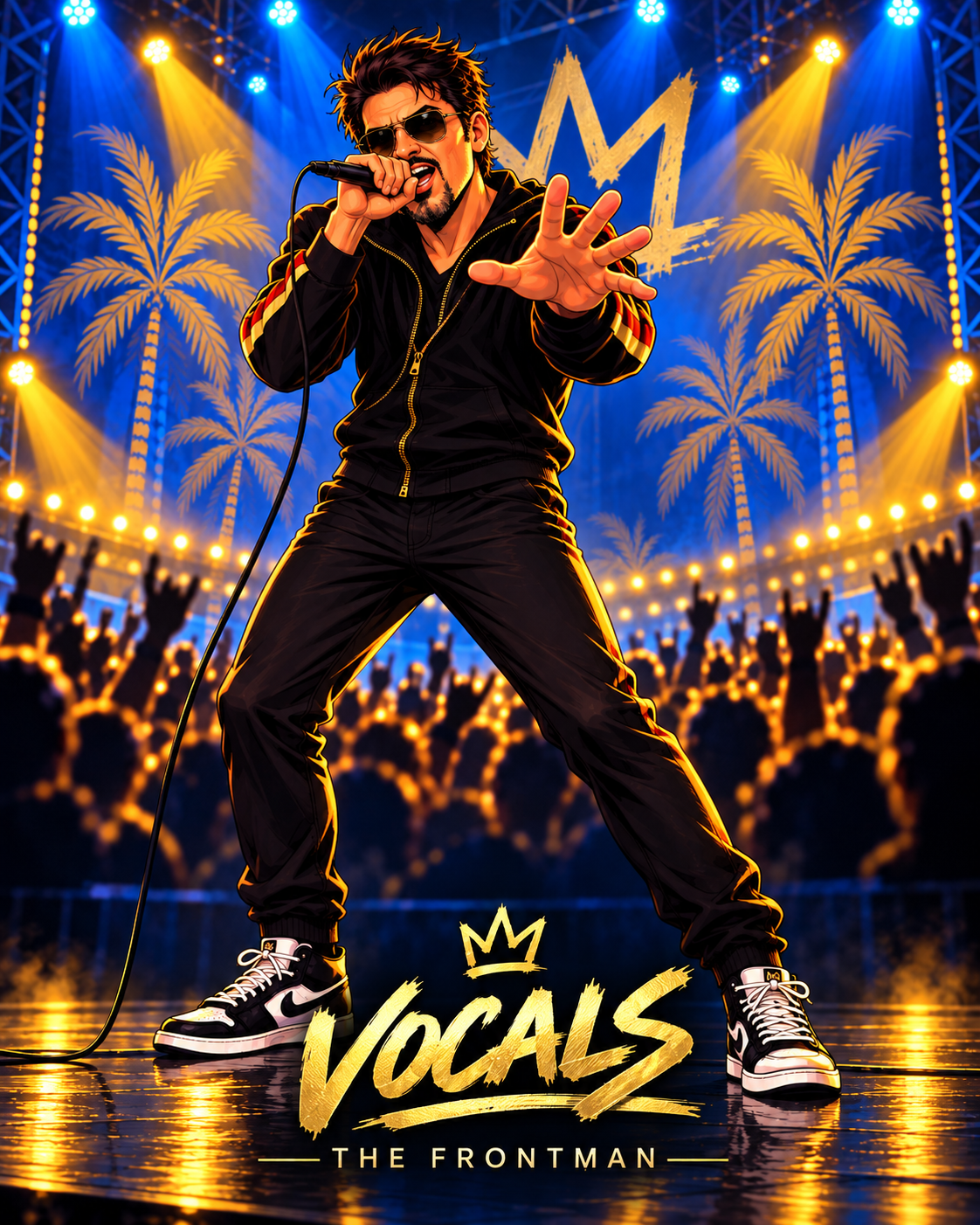 Vocalist, Vocals, illustrated with Microphone